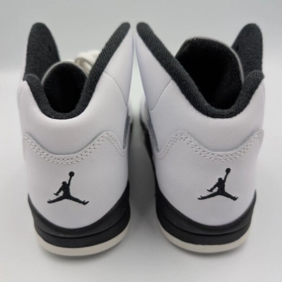 Nike Jordan 5 Retro Kids ‘White Black’ Preschool and Toddler Sizes SHIP FAST - Picture 5 of 6